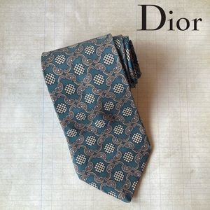 Christian Dior Paisley Silk Tie